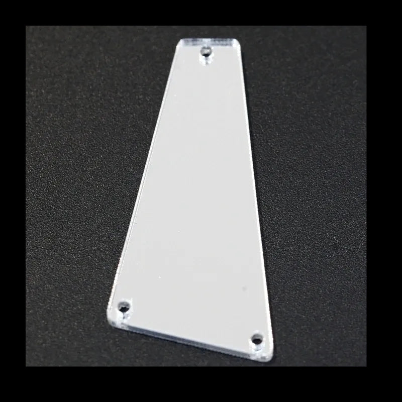 Acrylic Sew on Mirrors - Style P01 (22mm x 42mm)