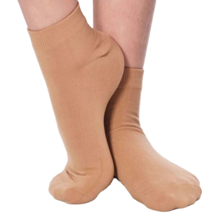 Dance Socks - Tan & Nude