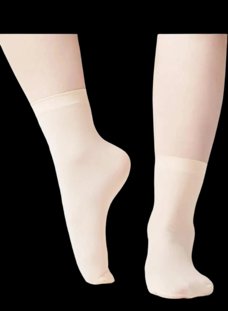 Dance Socks - Tan & Nude