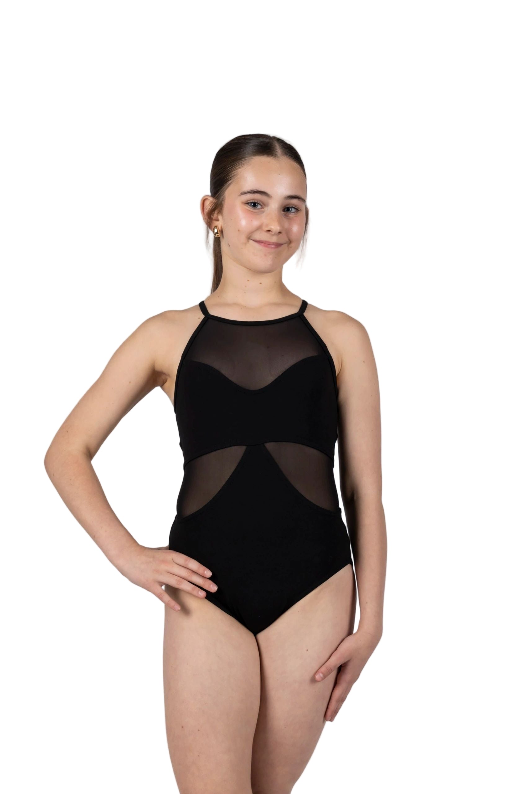 Elegance Halter Neck Leotard