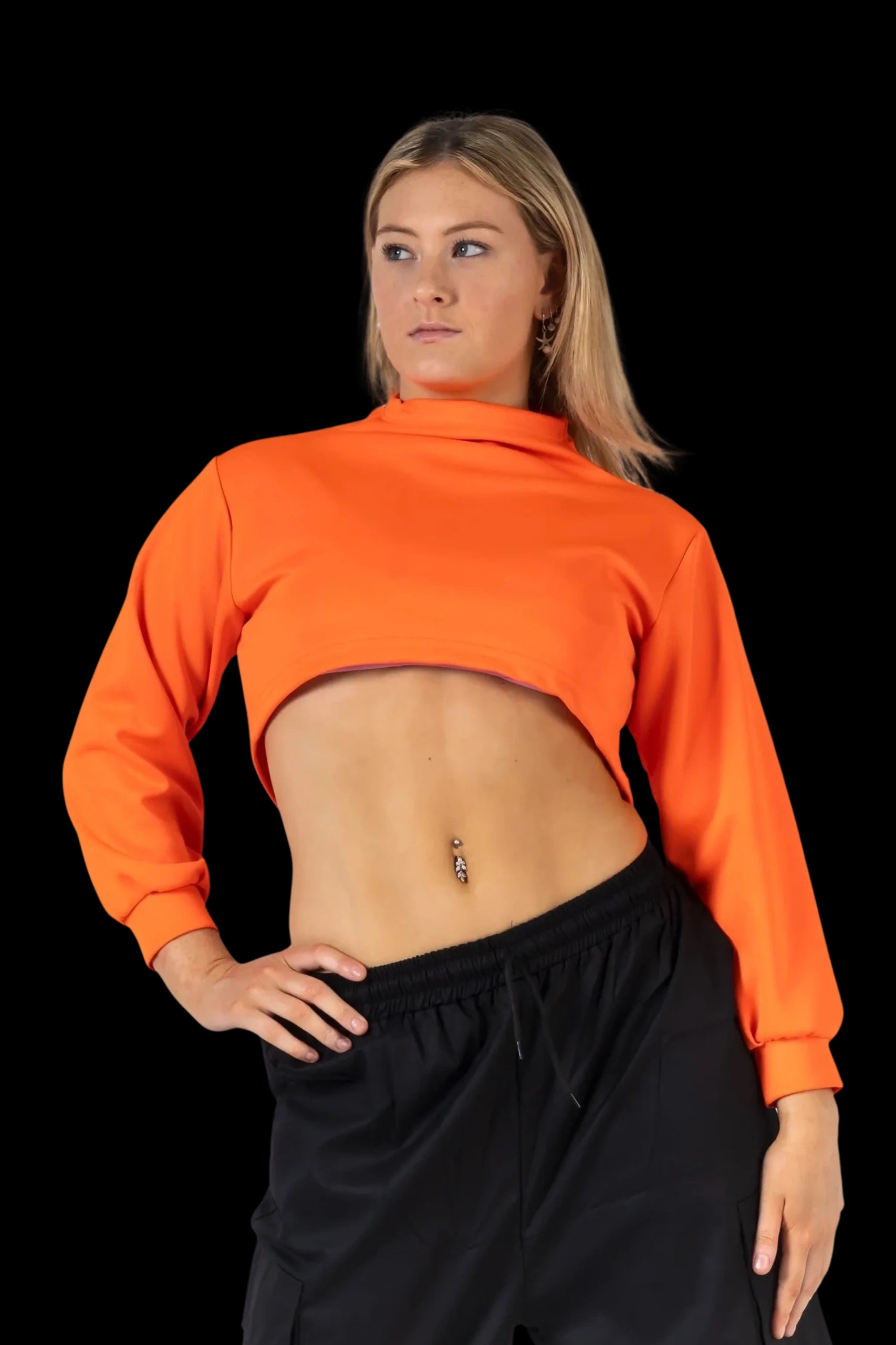 Hip Hop Long Sleeve Shrug