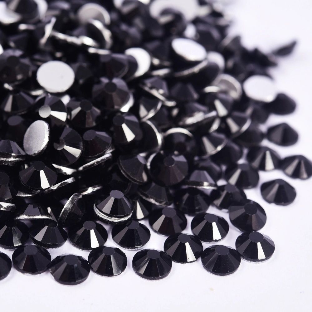 Jet Black - Non Hotfix Rhinestones