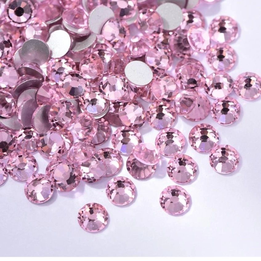 Lt. Pink - Non Hotfix Rhinestones